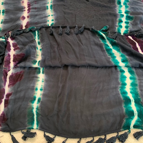 Fashion Fuse Boho Tassel Cover Ups Size Medium - Picture 9 of 17